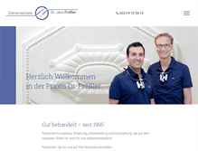 Tablet Screenshot of dr-froessler.de